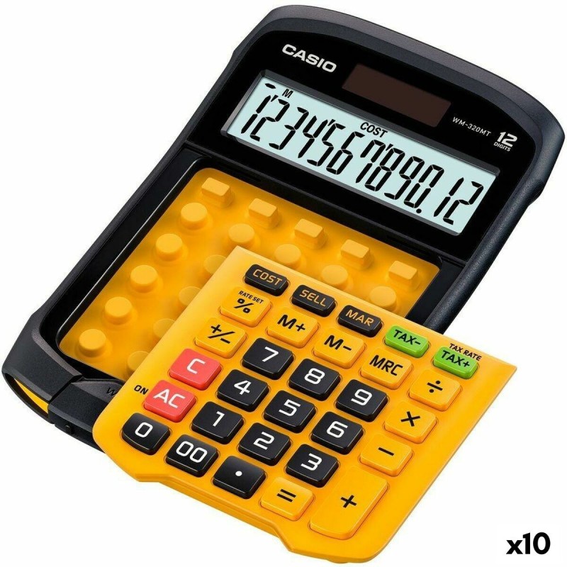 Calculatrice Casio WM-320MT Jaune Noir 3