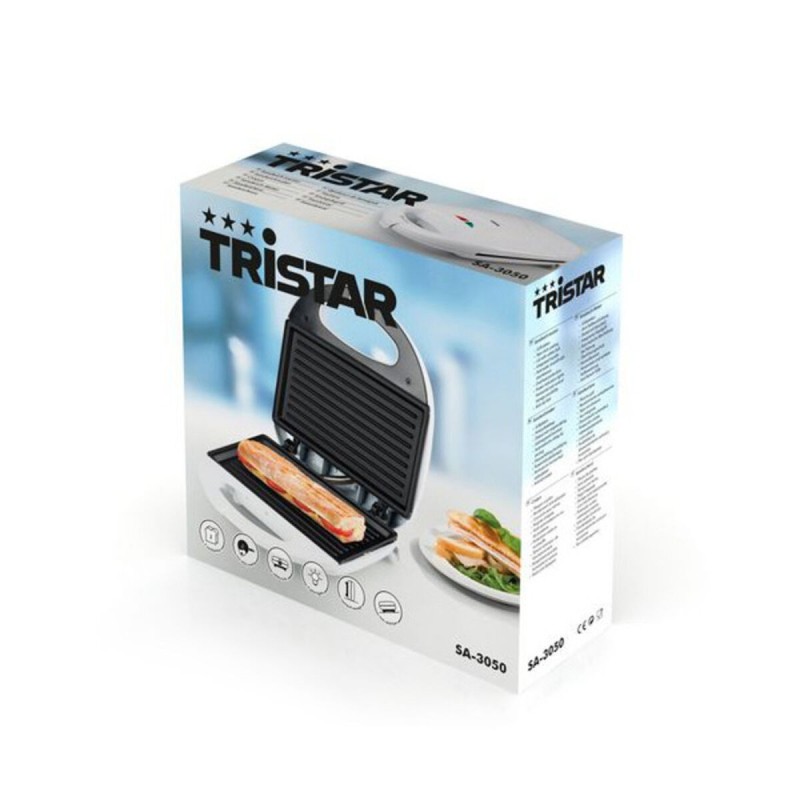 Machine à sandwich Tristar SA-3050 750W Blanc Noir 750 W