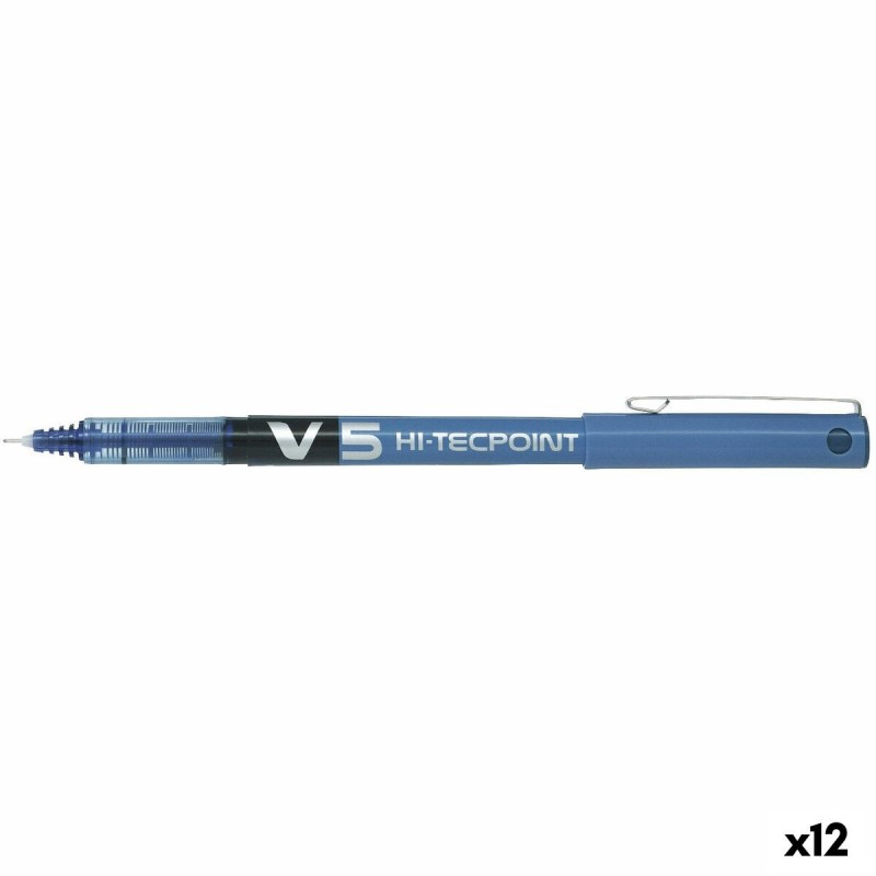 stylo à encre liquide Pilot V-5 Bleu 0