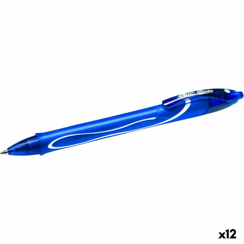 Stylo gel Bic Gel-ocity Quick Dry Bleu 0