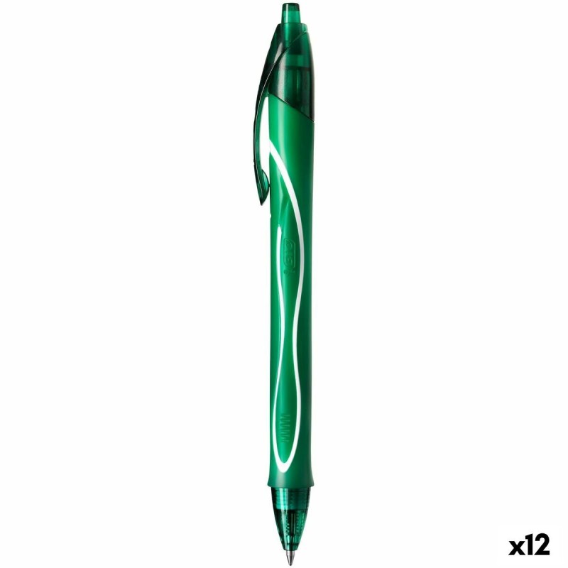 Stylo gel Bic Gel-Ocity Quick Dry Vert 0