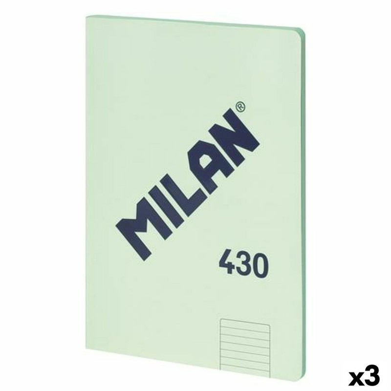 Carnet Milan 430 Vert A4 48 Volets 21 x 29