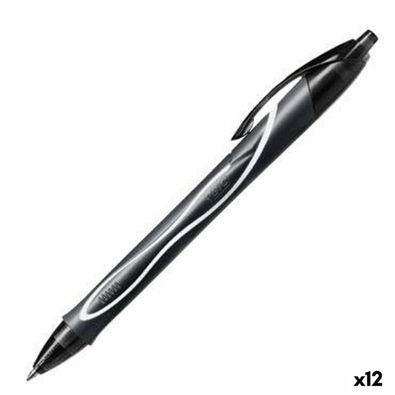 Stylo gel Bic Gel-Ocity Noir 0