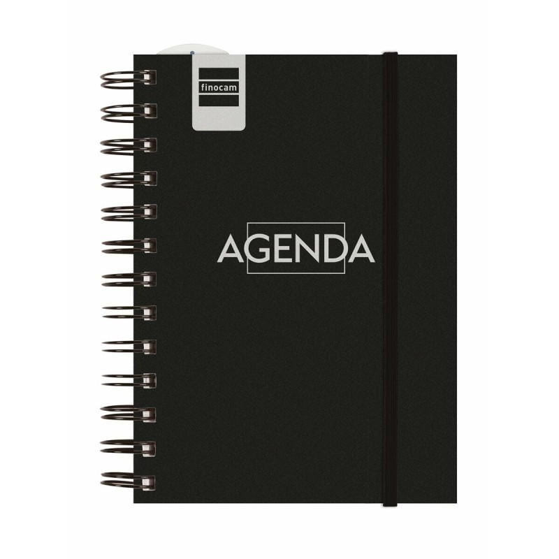 Agenda Finocam Noir 1/8 12 x 16