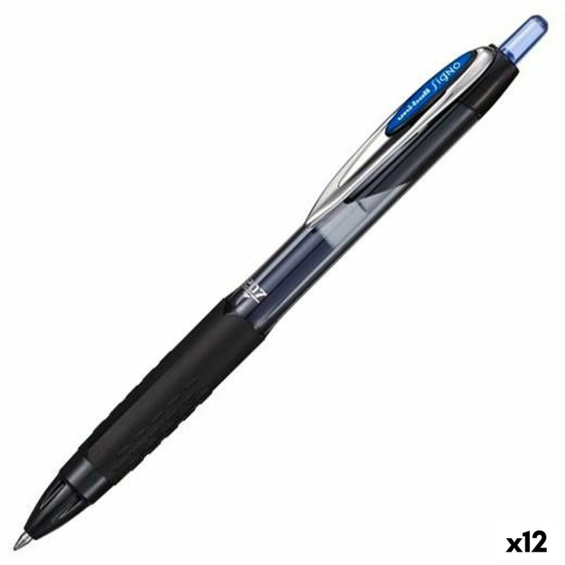 Stylo gel Uni-Ball UMN-207E Bleu 0