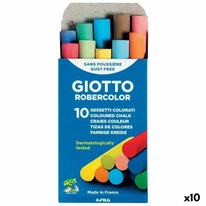 Craies Giotto Multicouleur 10 Unités