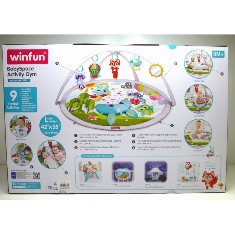 Tapis de jeu Winfun Forêt (2 Unités)