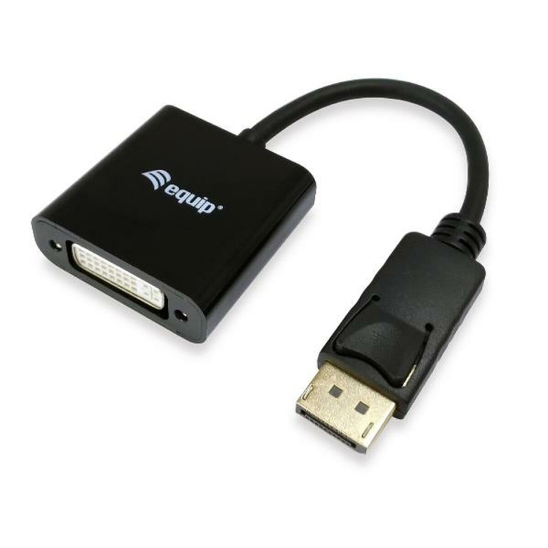 Adaptateur Display Port vers HDMI/VGA Equip 133431 Noir 20 cm