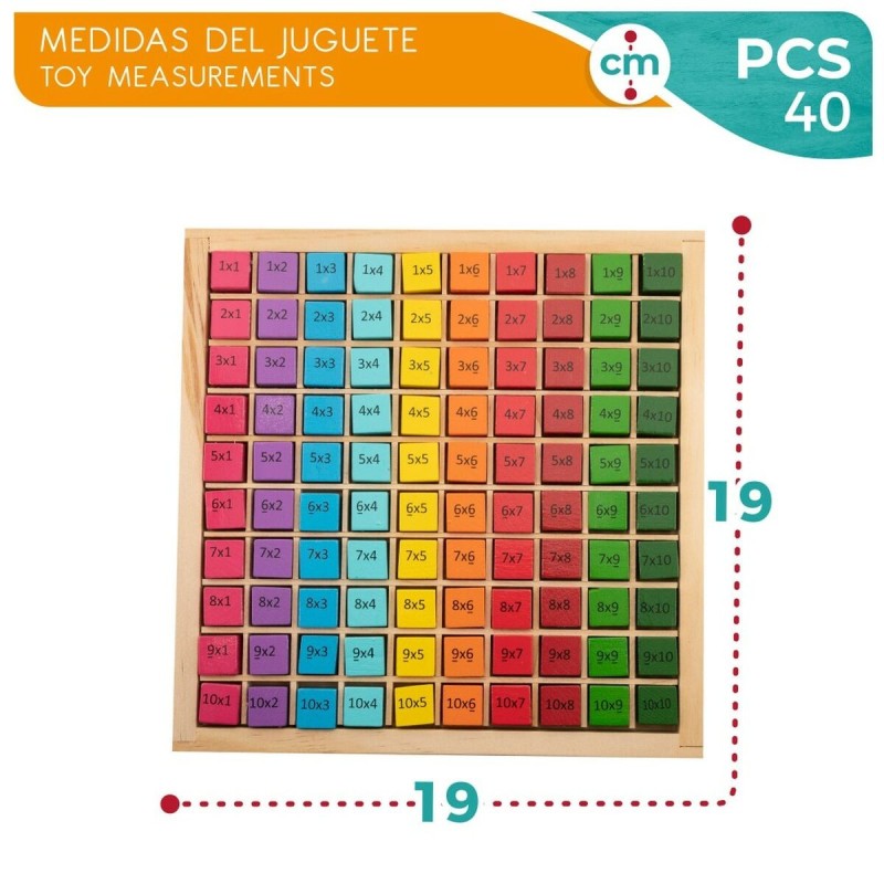 Jeu d’habileté Woomax 101 Pièces 19 x 2 x 19 cm (6 Unités)