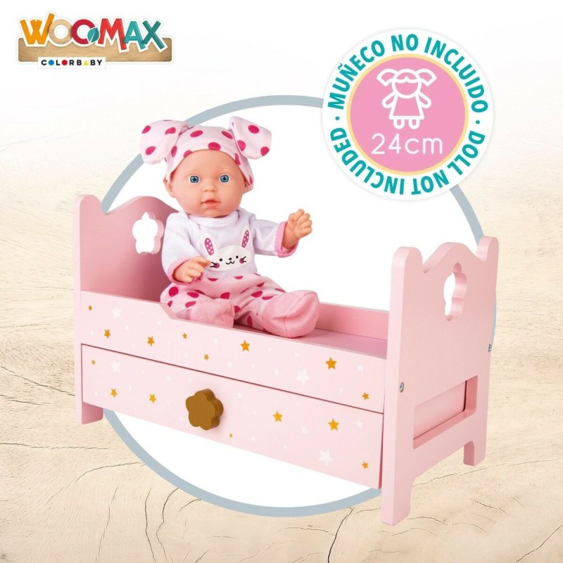 Lit Woomax Rose 4 Unités 31 x 20 x 16 cm