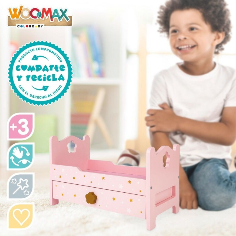 Lit Woomax Rose 4 Unités 31 x 20 x 16 cm