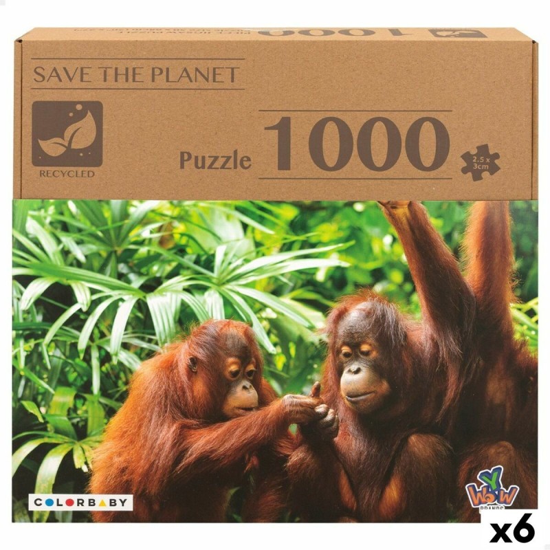 Puzzle Colorbaby Orangutan 6 Unités 68 x 50 x 0