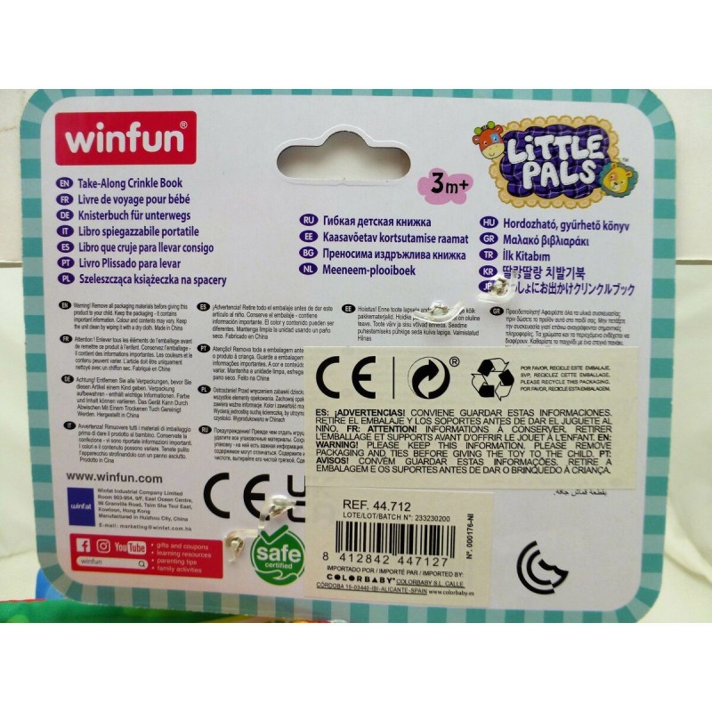 Livre Winfun Little Pals (12 Unités)