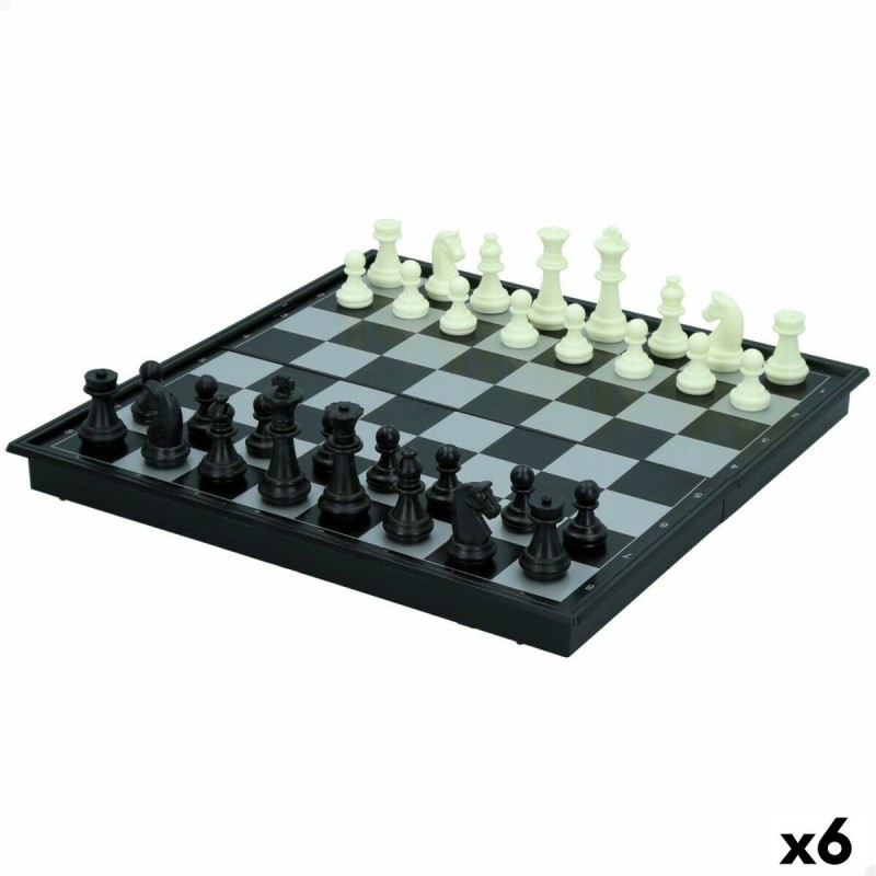 Échecs et dames Colorbaby Plastique (6 Unités)