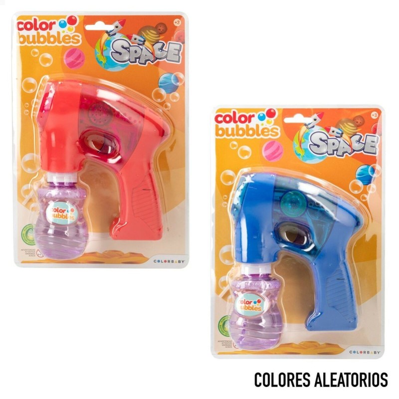 Pistolet à Bulles de Savon Colorbaby 14 x 16,5 x 5,5 cm 6 Unités