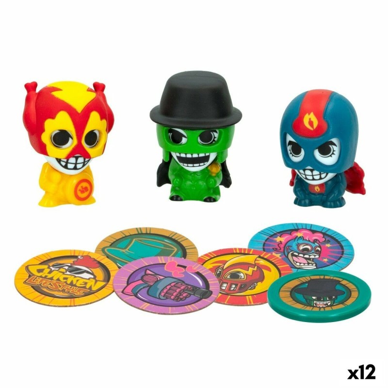 Figurines d’action Eolo Super Masked 3 x 4