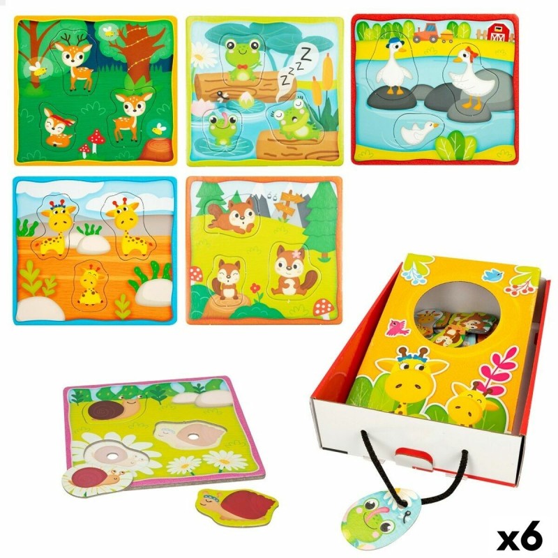 Puzzle Enfant Lisciani Tactile 18 Pièces 16 x 0