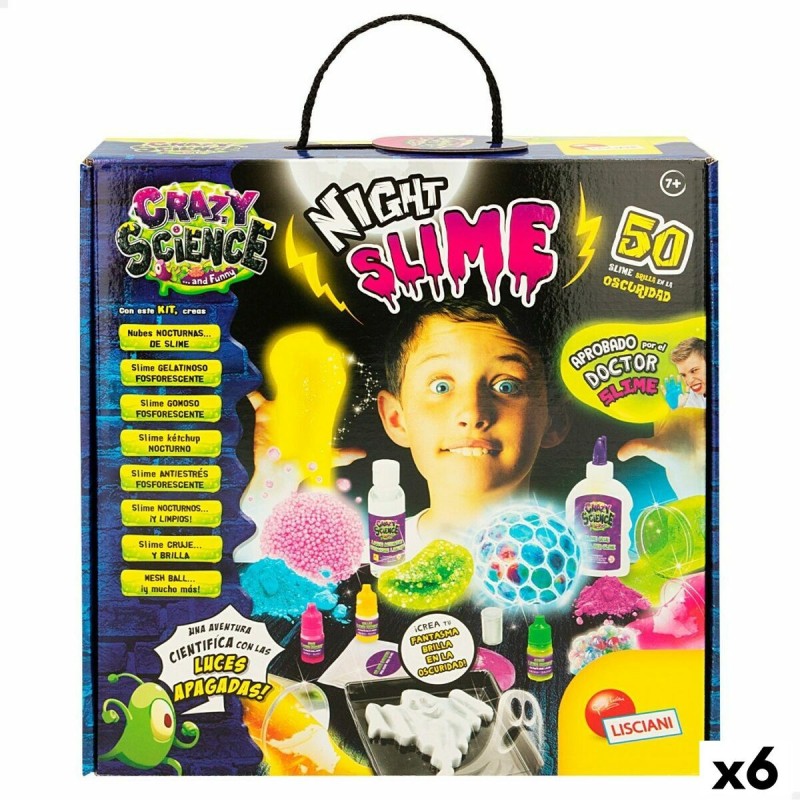 Jeu scientifique Lisciani Night Slime ES (6 Unités)