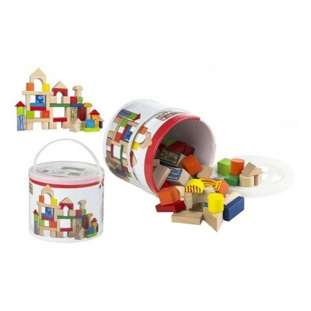 Boîte avec blocs de construction Woomax (50 pcs)