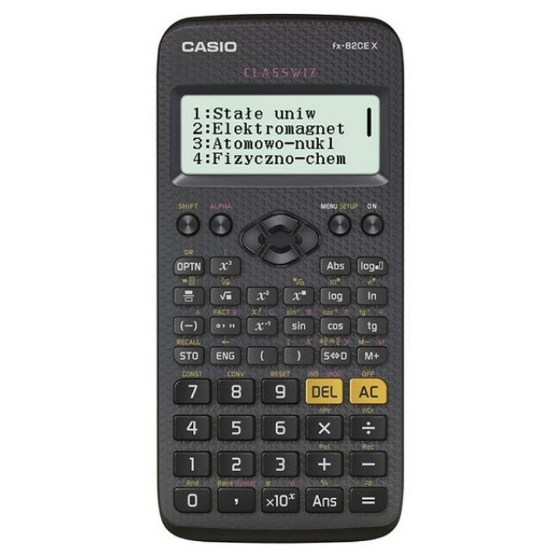 Calculatrice Casio FX-82CEX Noir Plastique 7 x 16