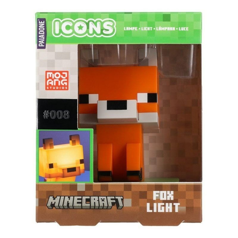 Figurine d’action Paladone Minecraft Fox Icon Light