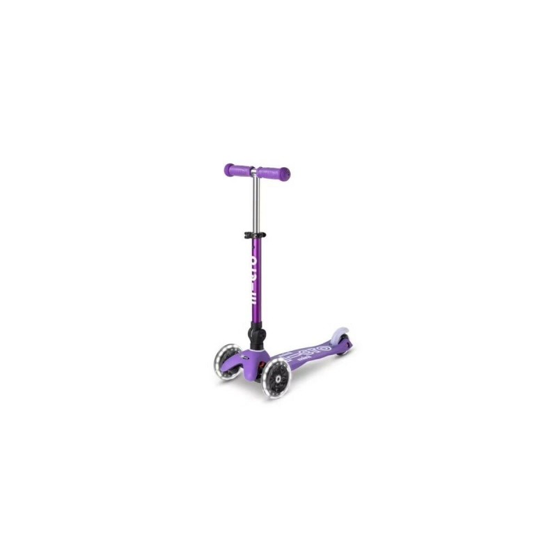 Trottinette Micro Mini DELUXE LED Pourpre