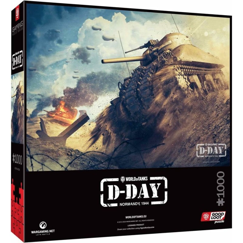 Puzzle Good Loot World of Tanks: D-Day 1000 Pièces