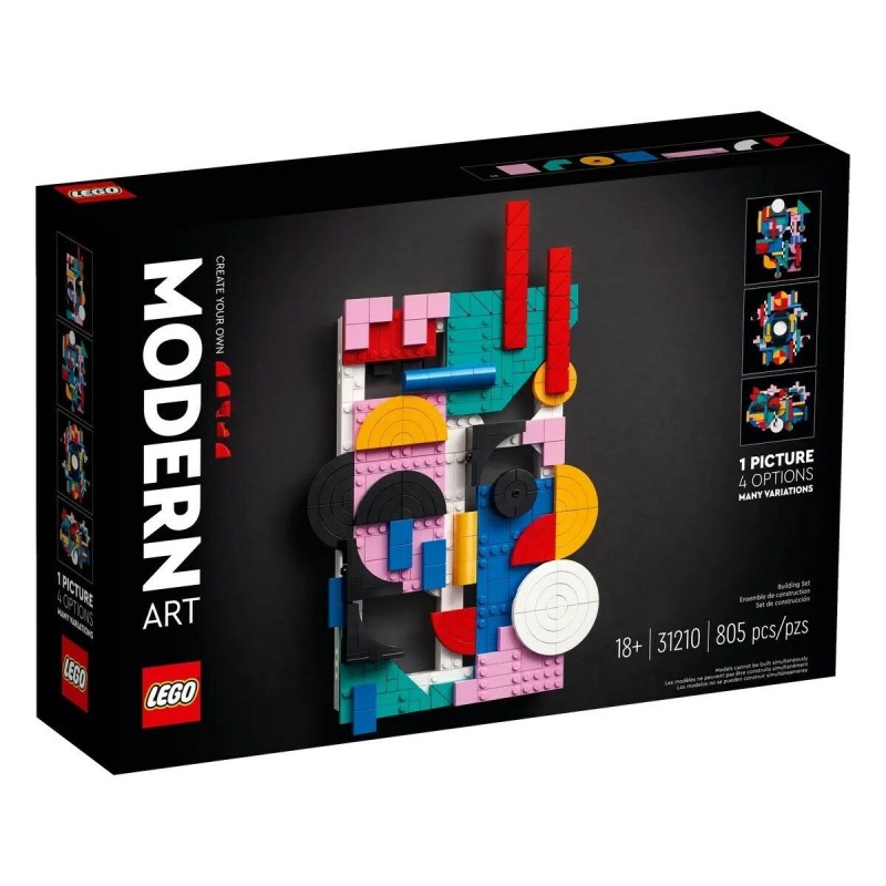 Set de construction Lego 31210 Modern Art Multicouleur 805 Pièces