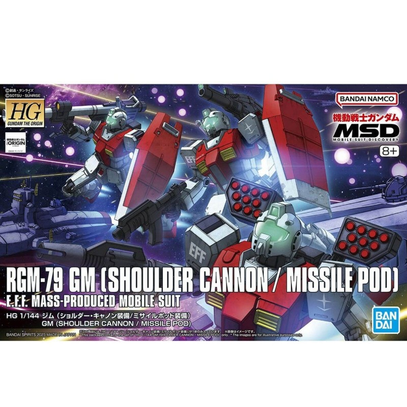 Figurine d’action Bandai RGM-79 GM