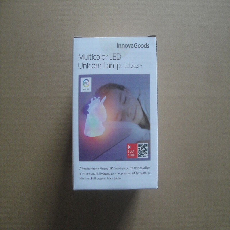 Lampe Multicolore Licorne LEDicorn InnovaGoods