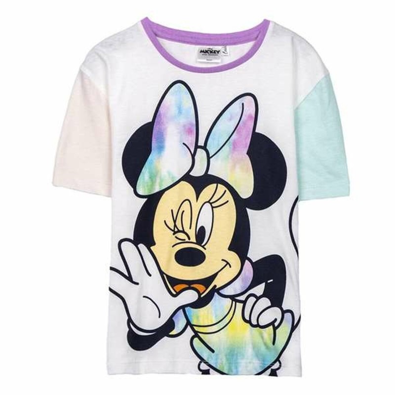 T shirt à manches courtes Enfant Minnie Mouse Rose