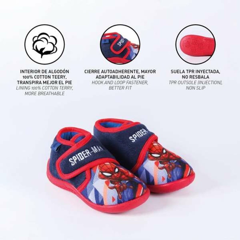 Chaussons Spider-Man Bleu