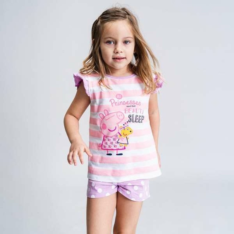 Pyjama Enfant Peppa Pig Rose