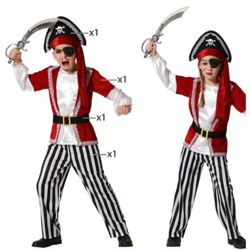 Déguisement pour Enfants Multicouleur Pirates