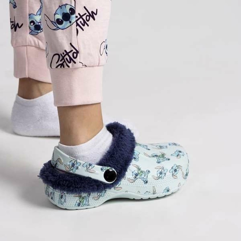 Chaussons Stitch Bleu clair