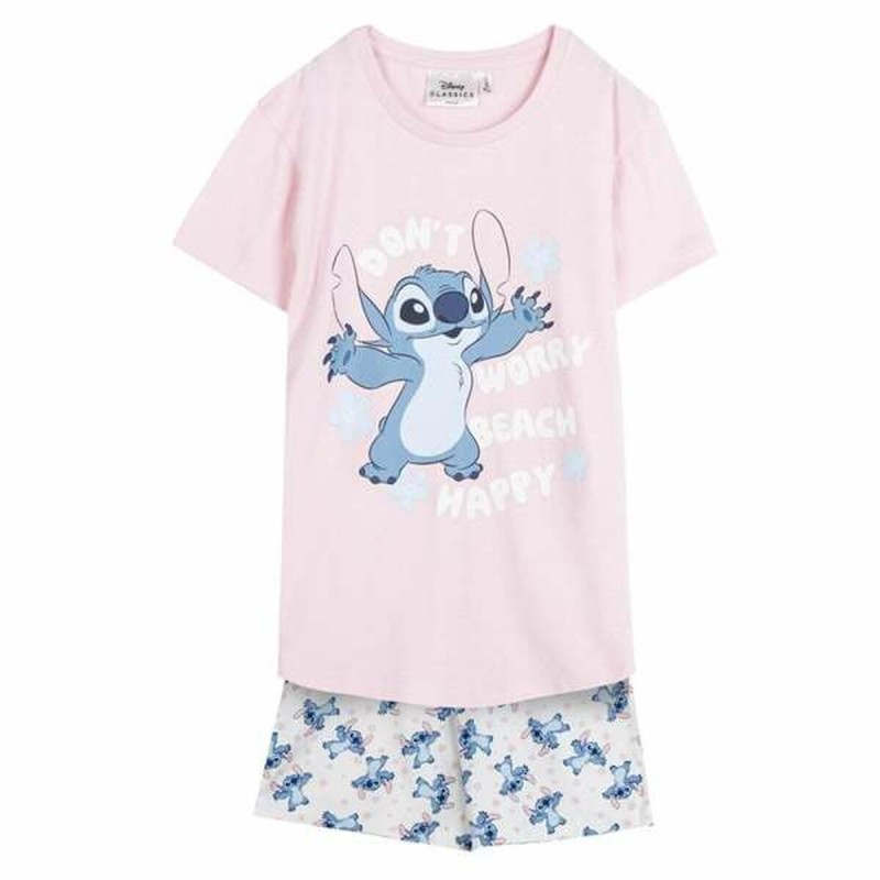 Pyjama Enfant Stitch Rose