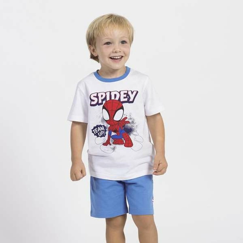 Ensemble de Vêtements Spidey Blanc