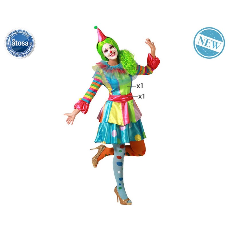 Déguisement pour Adultes Femme Clown