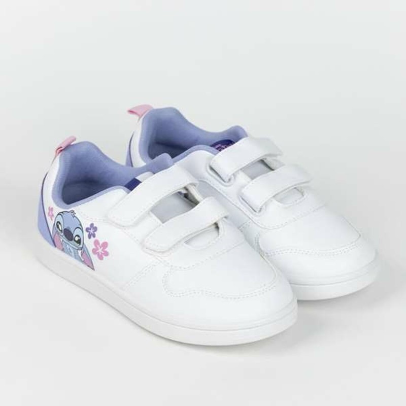 Chaussures de Sport pour Enfants Stitch Blanc