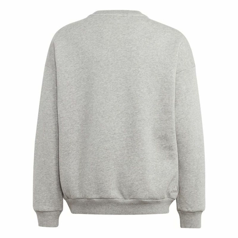 Sweat-shirt sans capuche fille Adidas All Szn Crew Gris