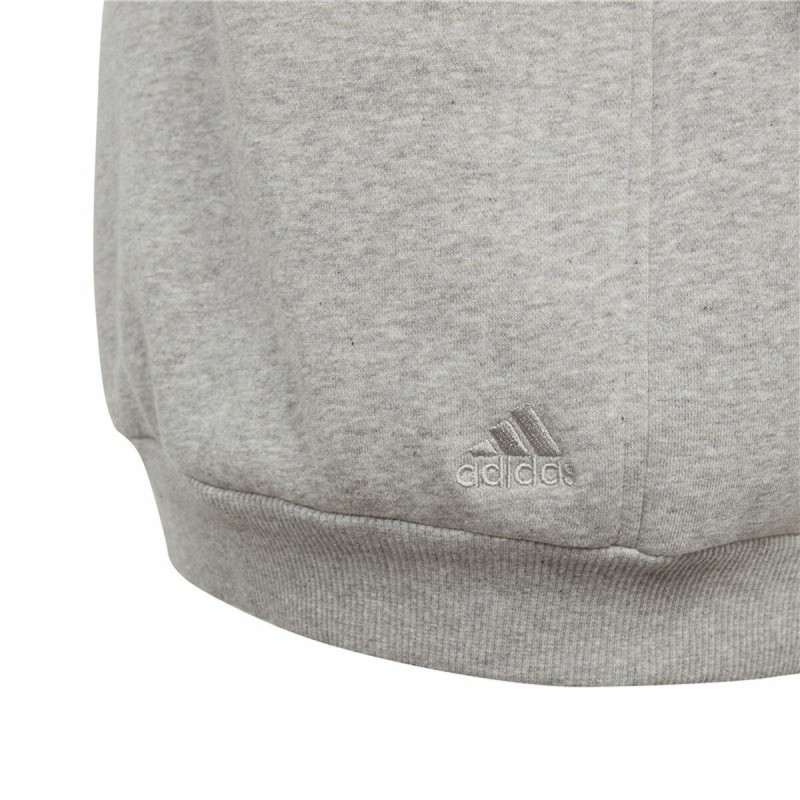 Sweat-shirt sans capuche fille Adidas All Szn Crew Gris