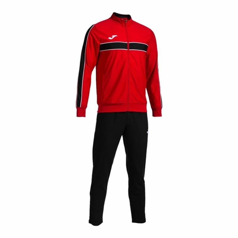 Survêtement Enfant Joma Sport Victory Noir Rouge 2 Pièces