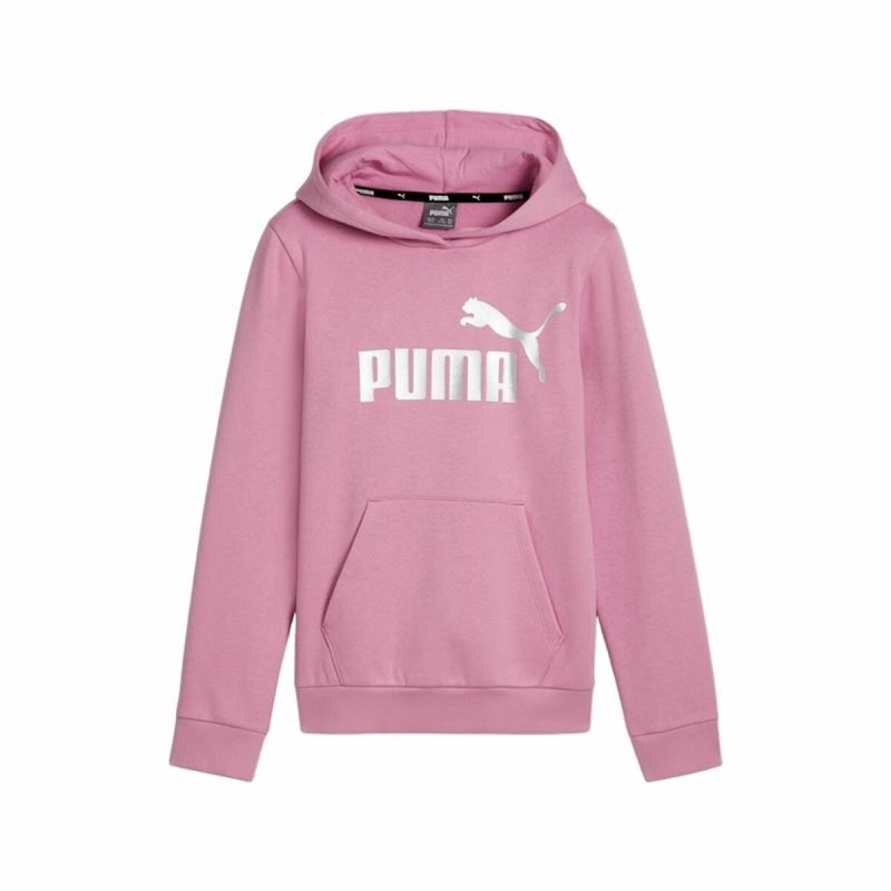 Sweat-shirt à capuche fille Puma Essentials + Logo Fl G