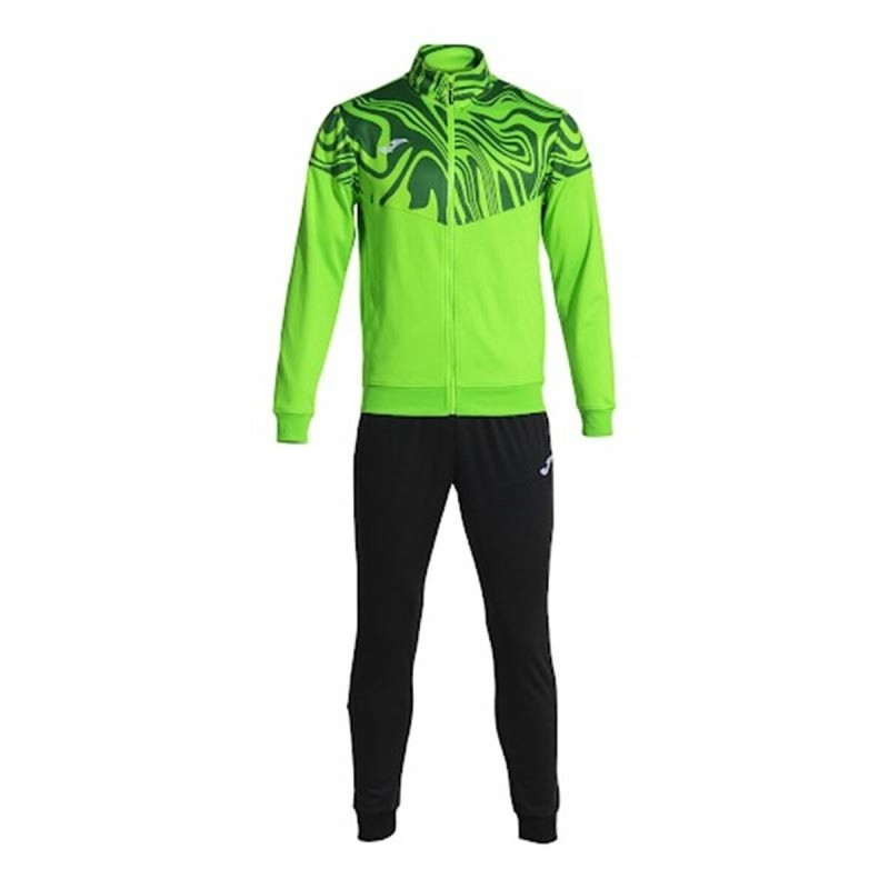 Survêtement Enfant Joma Sport Lion II Noir Vert 2 Pièces