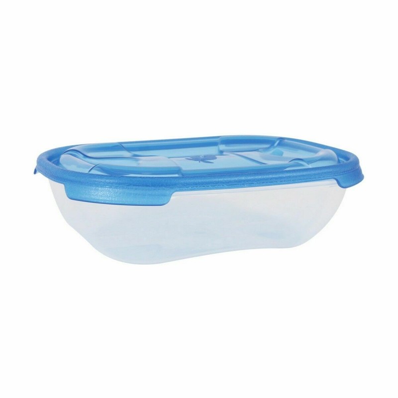 Ensemble de Boîtes à Lunch Tontarelli Nuvola 500 ml Bleu Rectangulaire 4 Pièces (12 Unités)