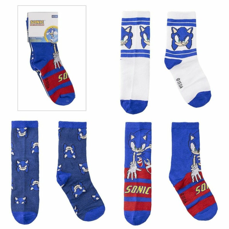 Chaussettes Sonic 3 Pièces