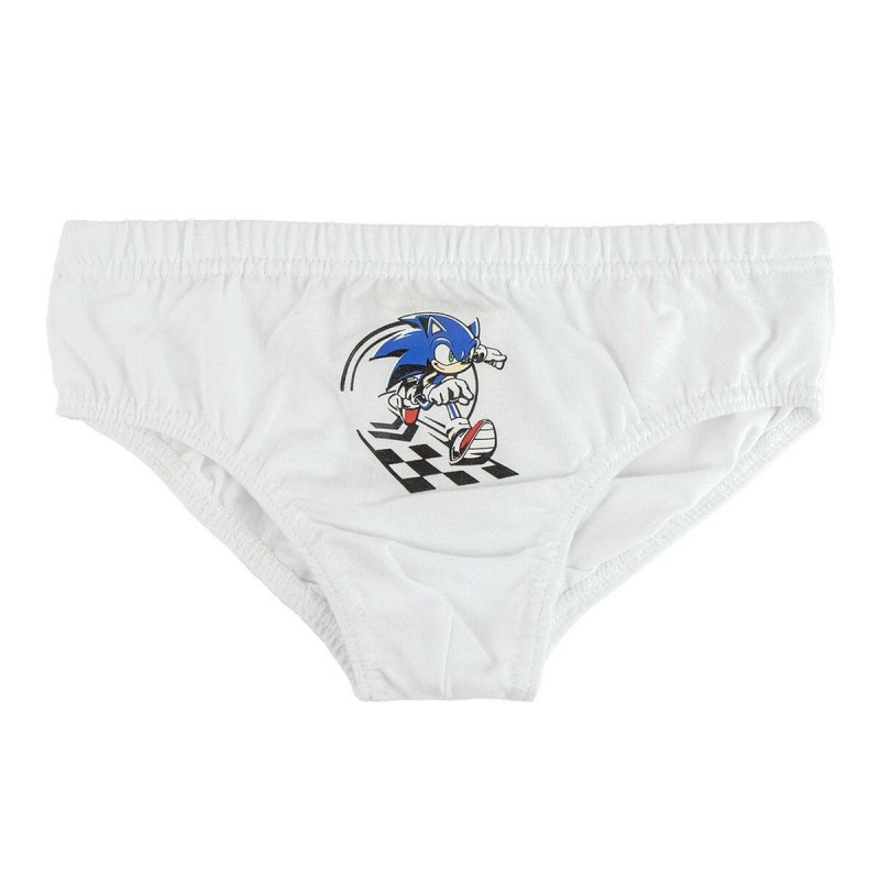 Lot de slips Sonic 3 Unités Multicouleur