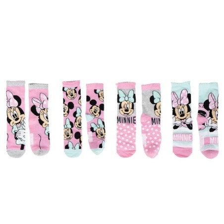 Chaussettes Minnie Mouse 4 paires