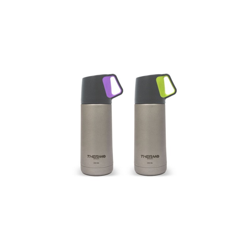 Thermos de Voyage ThermoSport Acier inoxydable Tasse 350 ml (8 Unités)