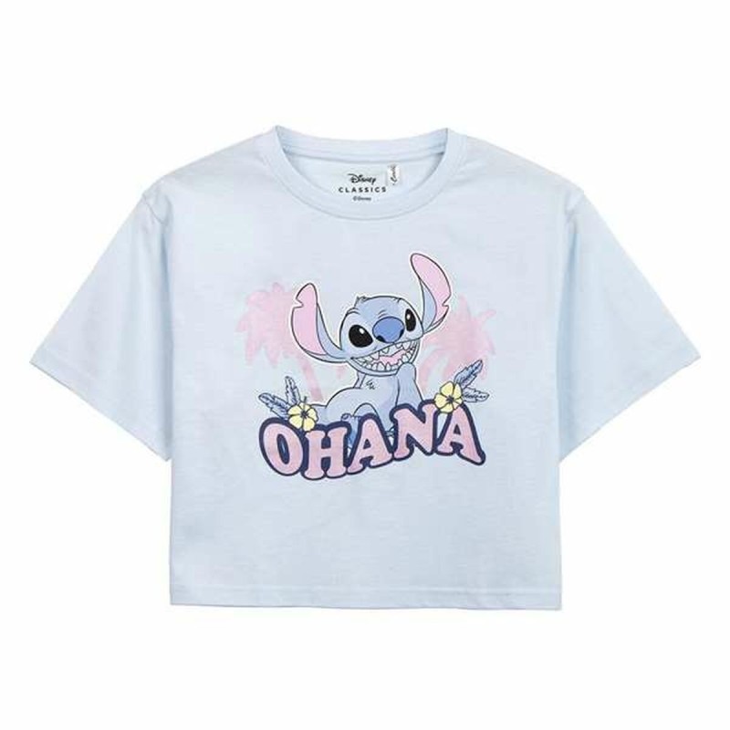 T shirt à manches courtes Enfant Stitch Violet